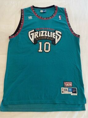 Vancouver Grizzlies Mike Bibby #10 Adidas Harwood Classics Basketball Jersey